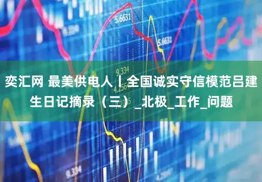 奕汇网 最美供电人丨全国诚实守信模范吕建生日记摘录（三）_北极_工作_问题